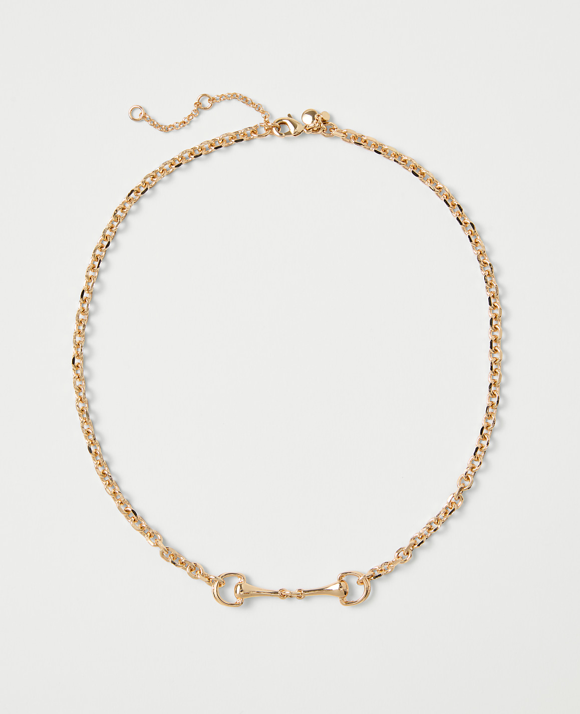 Metal Horsebit Necklace