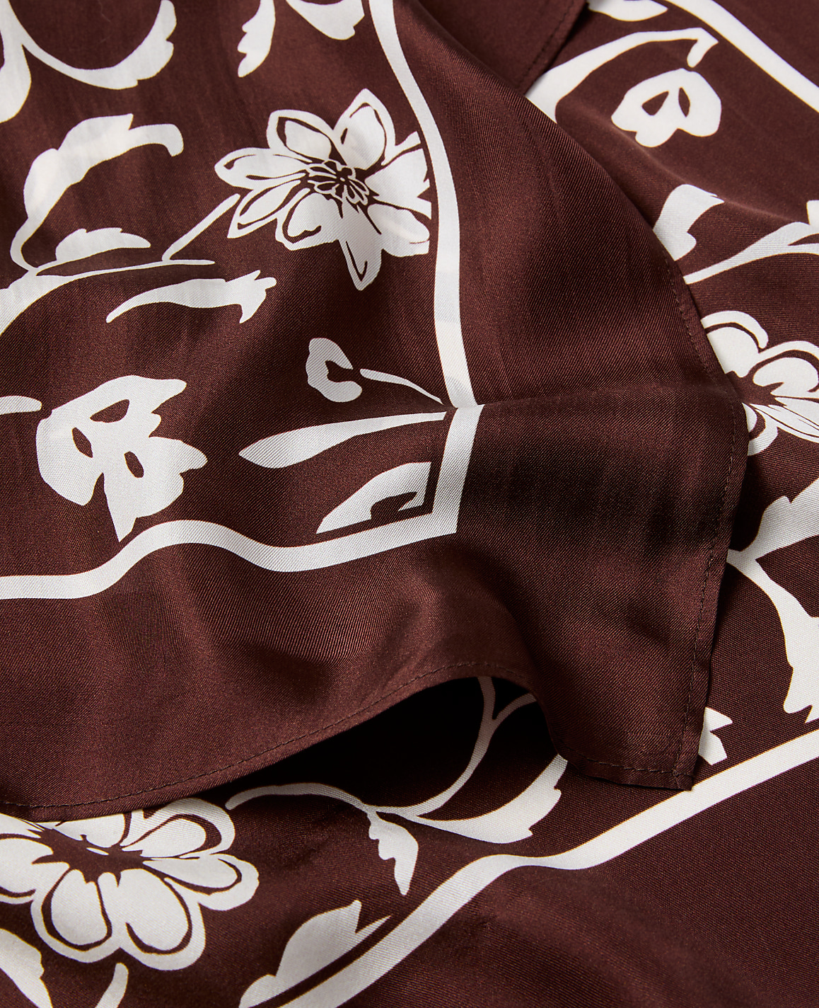 Floral Silk Scarf