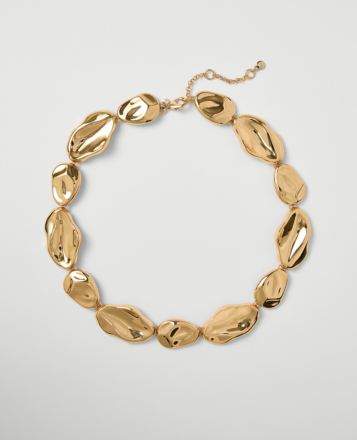 Textured Disc Necklace