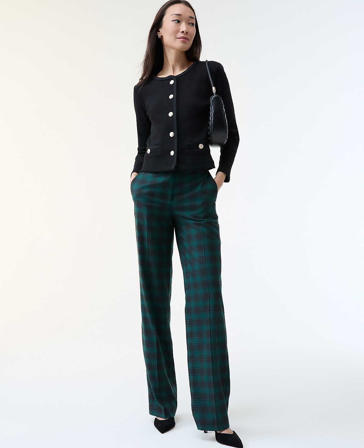 Braid Trim Knit Jacket