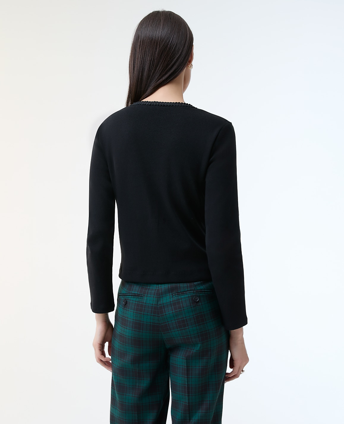 Braid Trim Knit Jacket