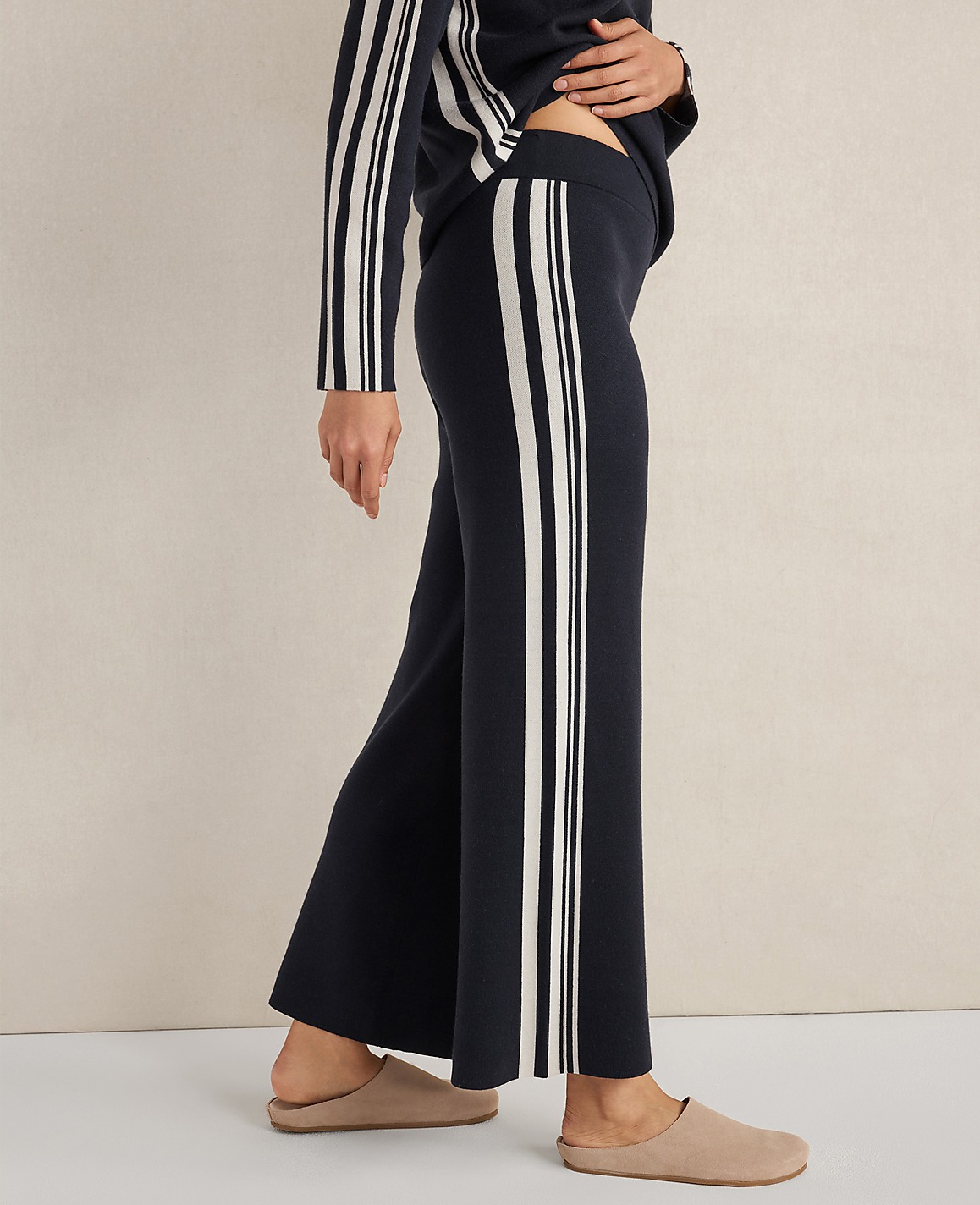Haven Well Within Sporty Stripe Straight Leg Pants