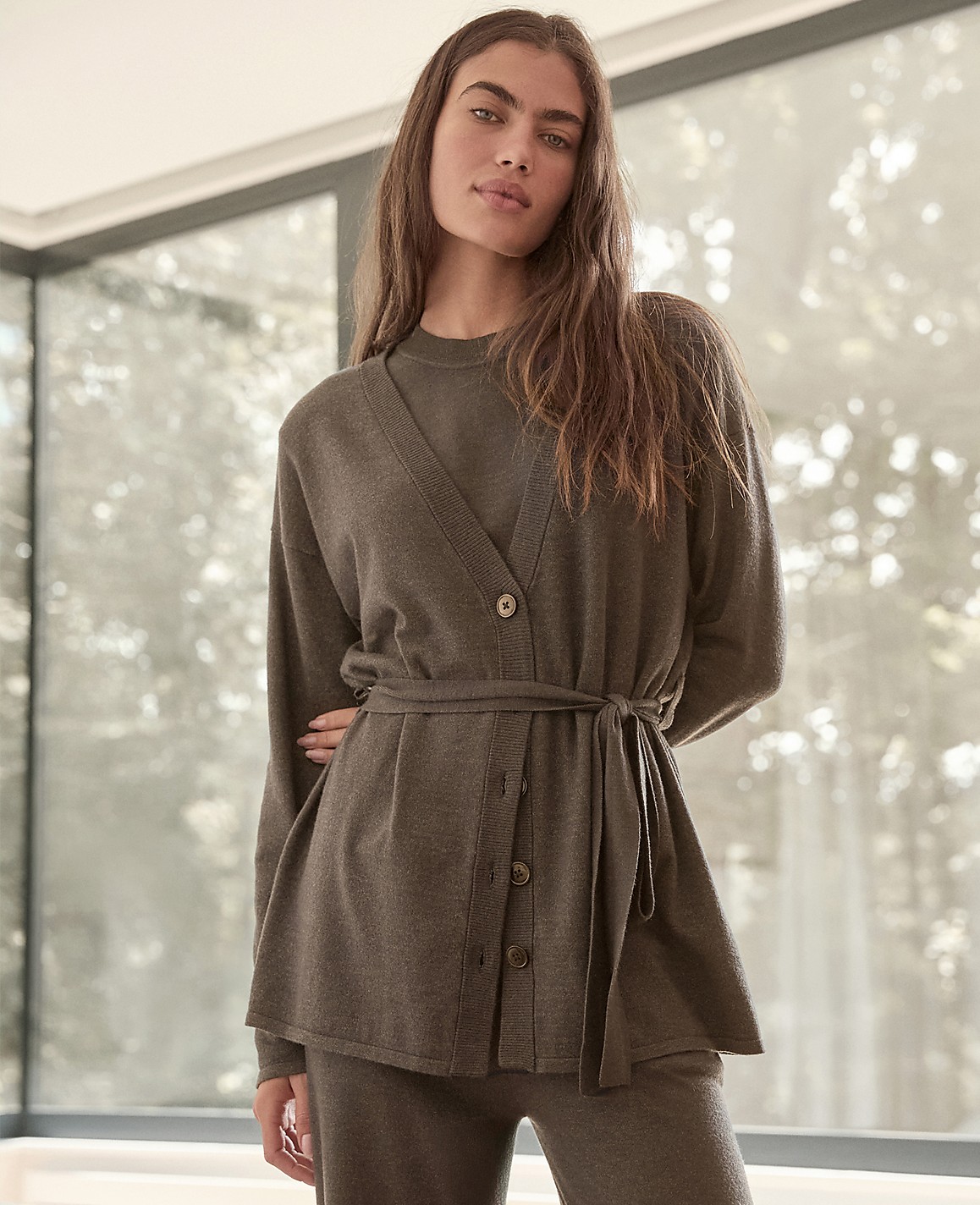 Haven Well Within Relaxed Jersey Cardigan