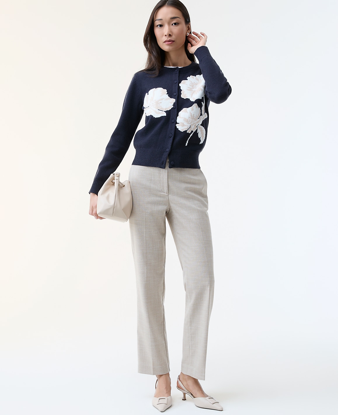 Petite Floral Ann Cardigan