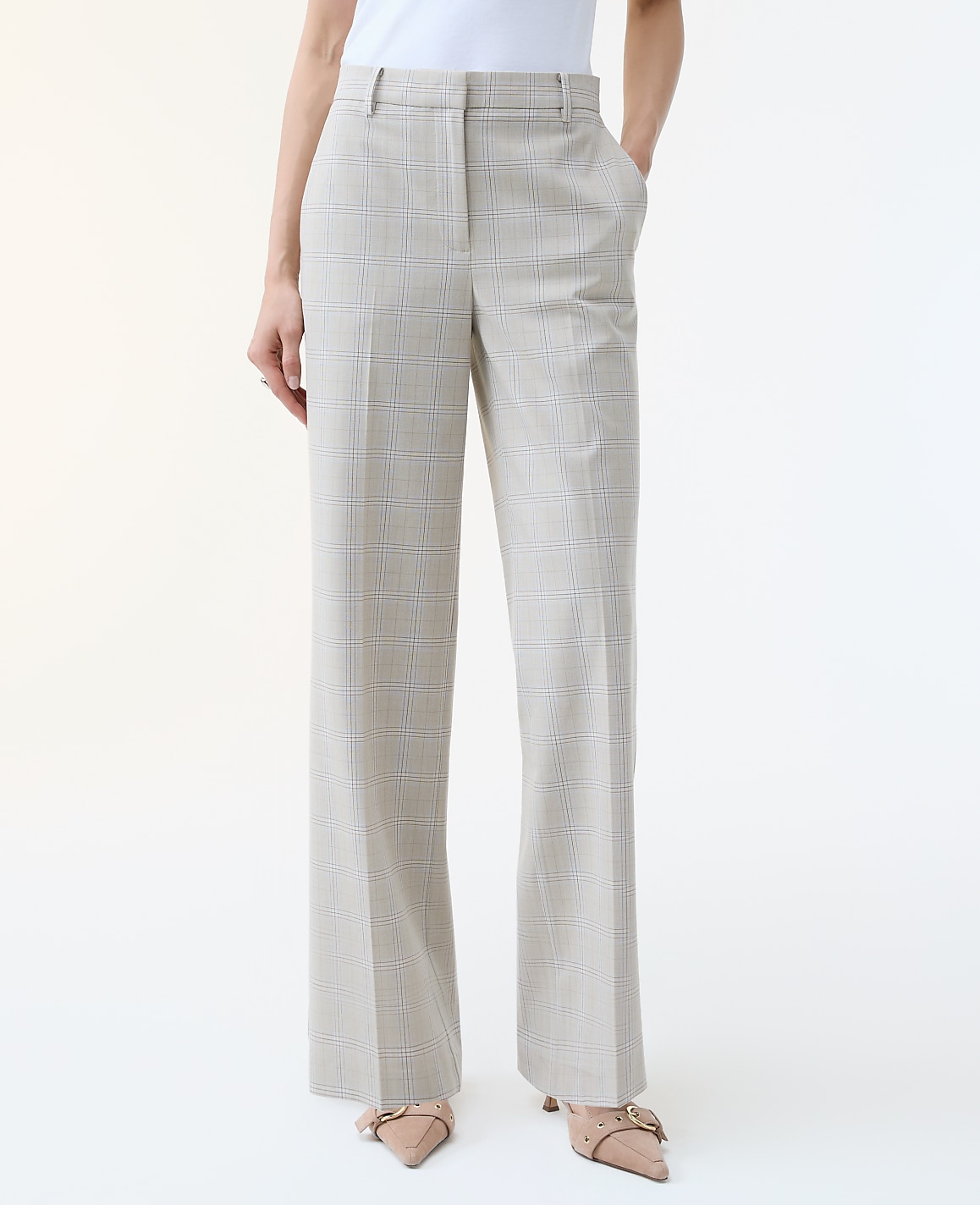 The Straight Trouser in Plaid
