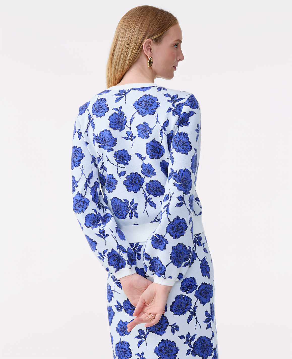 Floral Raglan Sweater