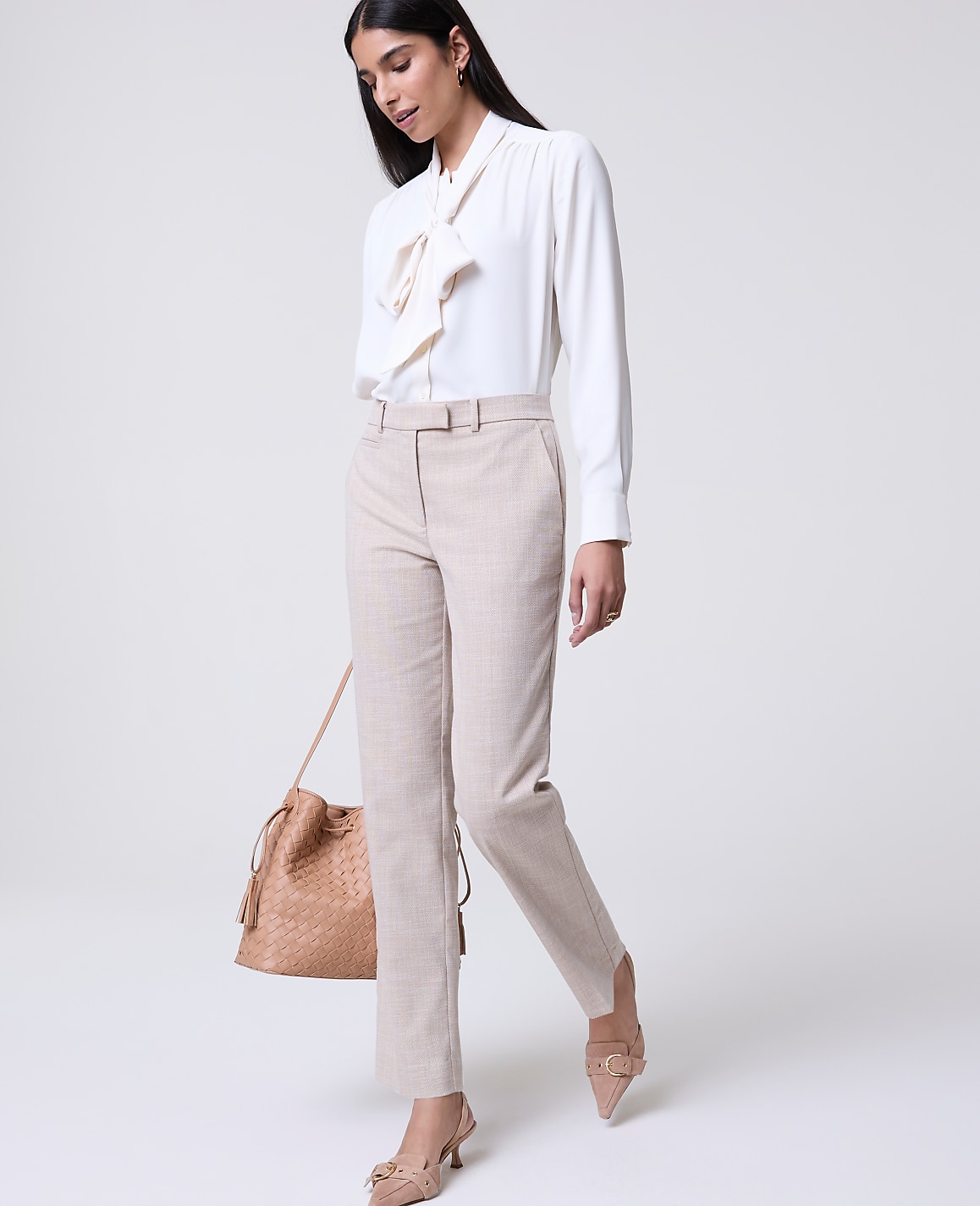 The Bridgette Pant in Herringbone