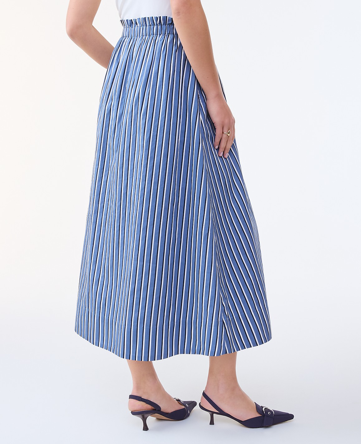 Striped Maxi Skirt