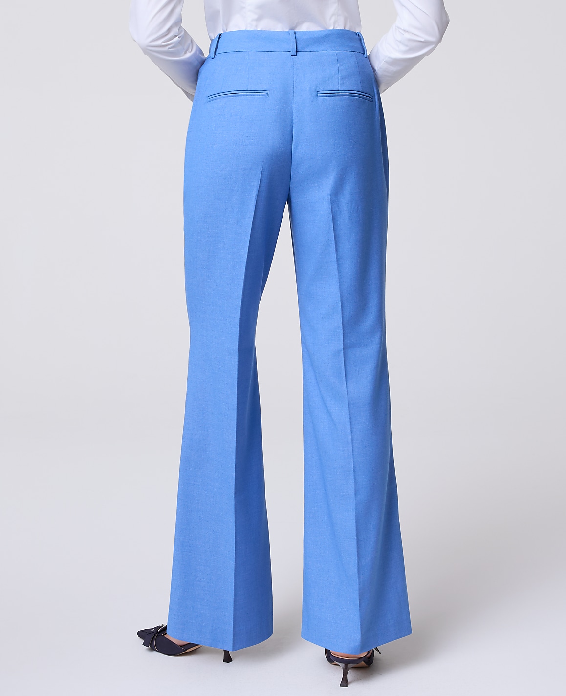 The Flare Trouser in Luxe Twill