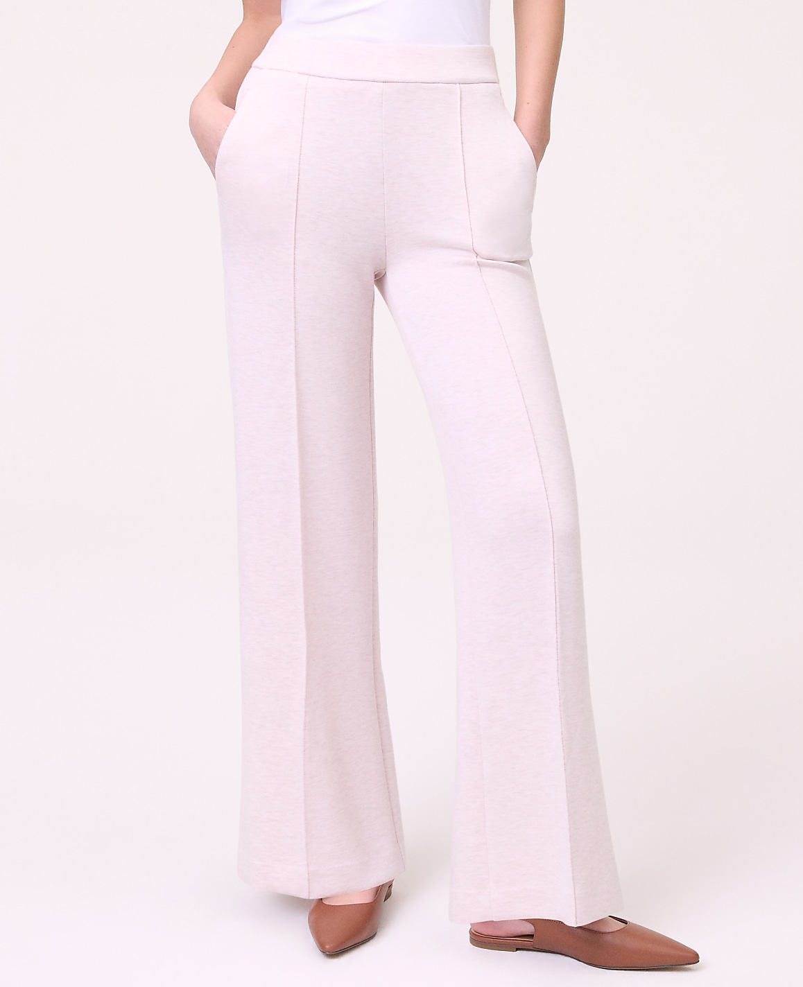 Petite Weekend Wide-Leg Pant in CloudPlush