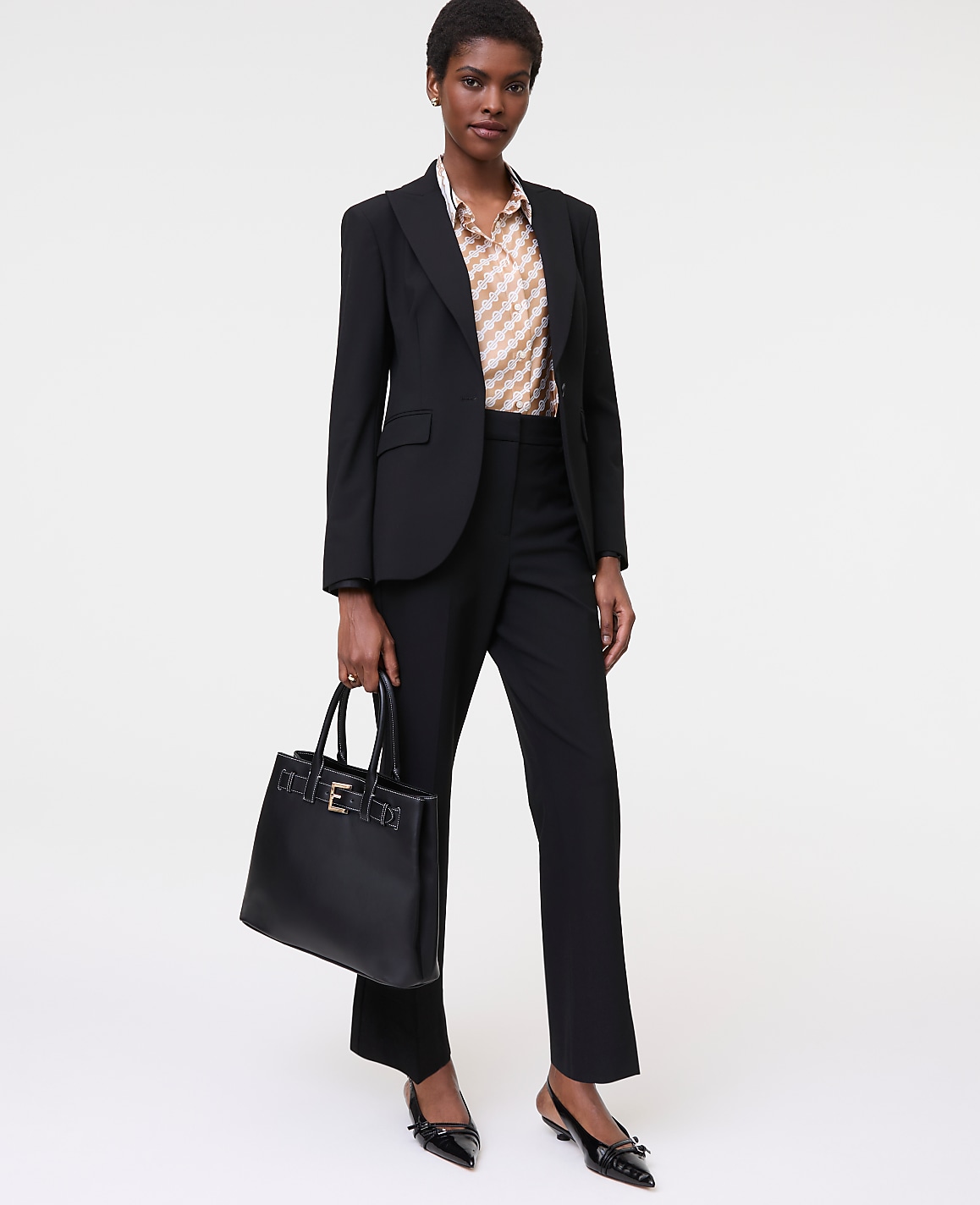 The Flare Ankle Pant in Seasonless Stretch