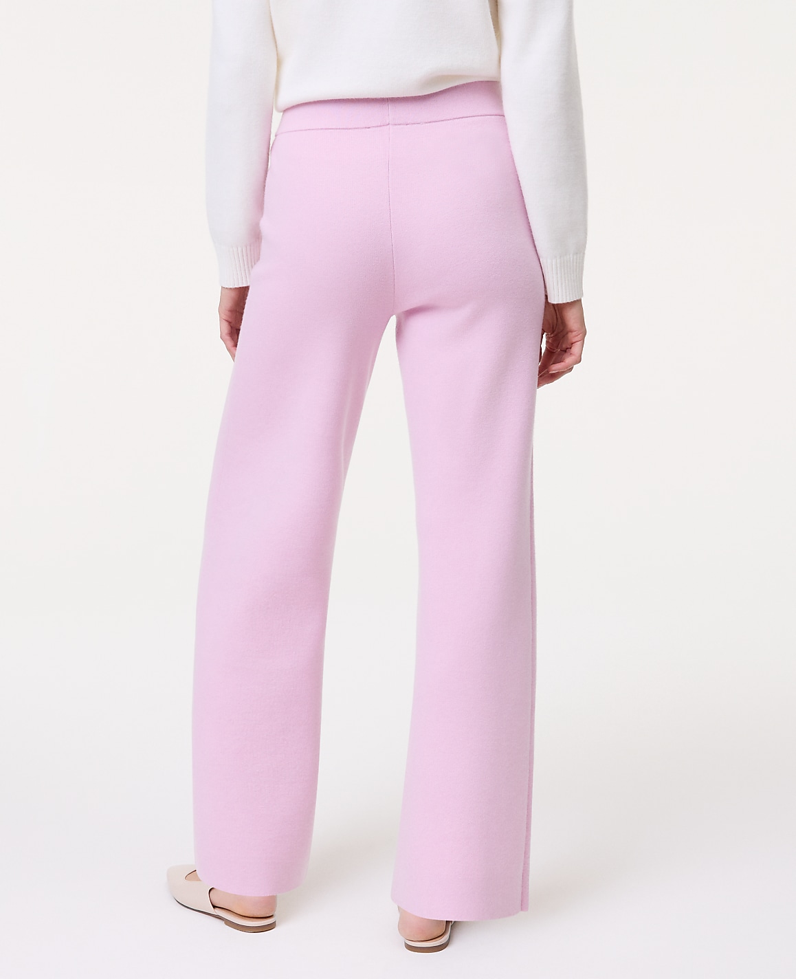 Weekend Easy Fit Wide-Leg Sweater Pant