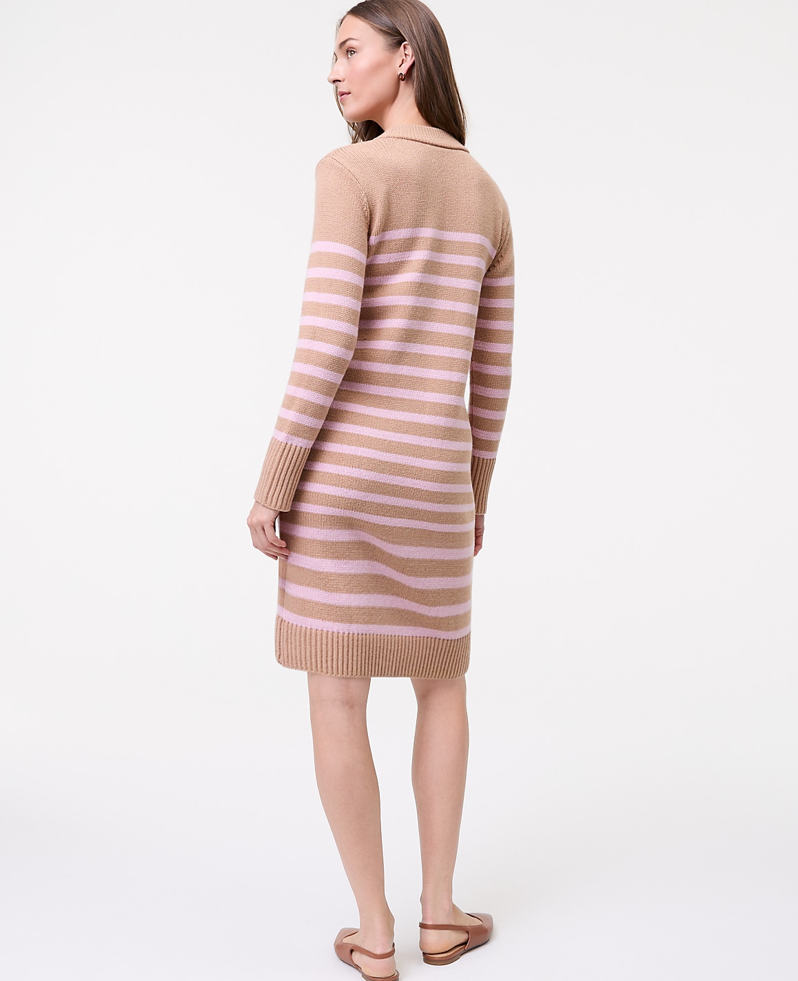 Weekend Striped Sweater Shift Dress