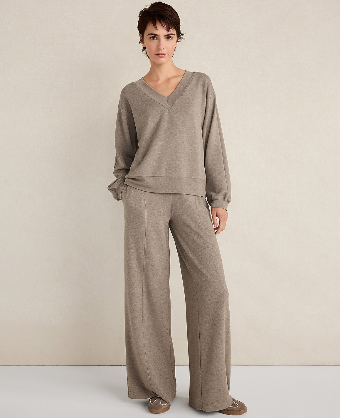 Haven Well Within Soft Knit V-Neck Top