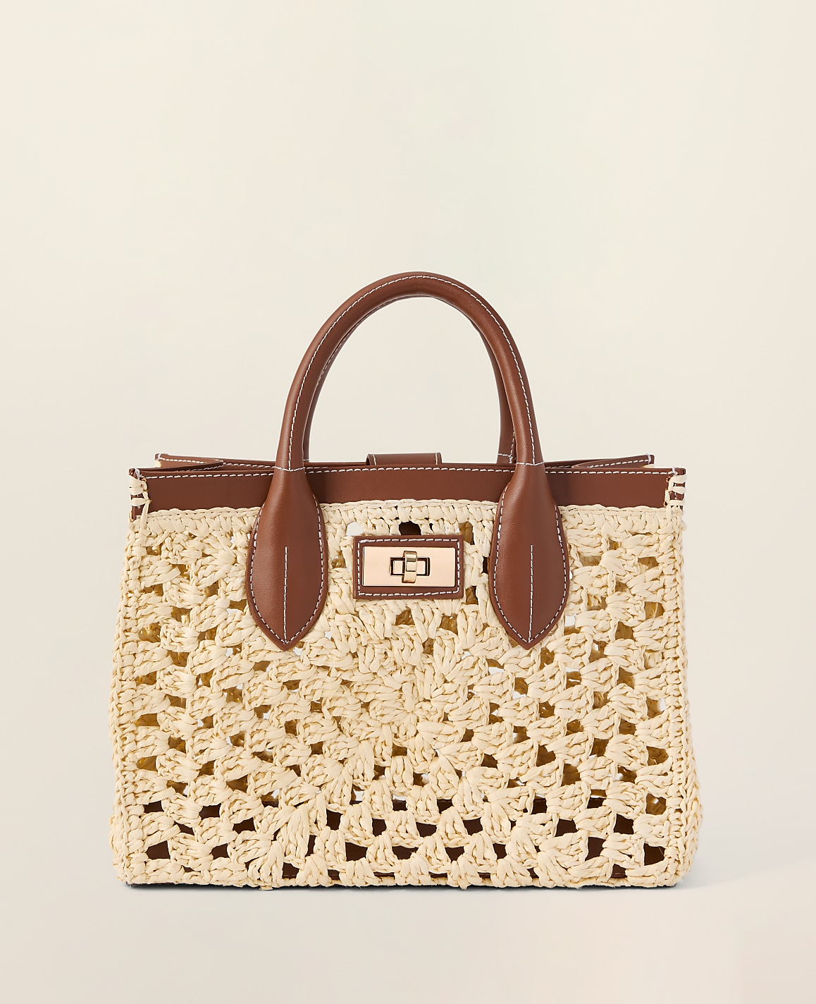 Woven Straw Tote