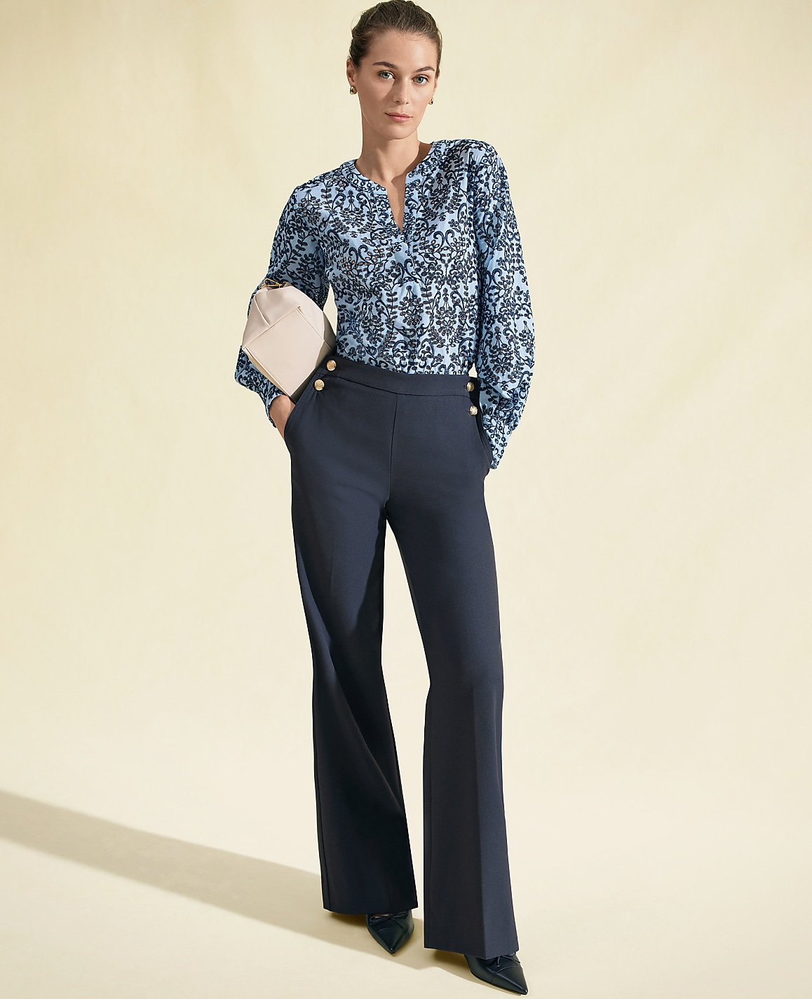 The Petite Everyday Sailor Wide-Leg Pant