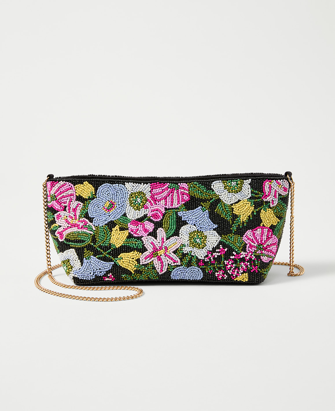 Beaded Floral Clutch