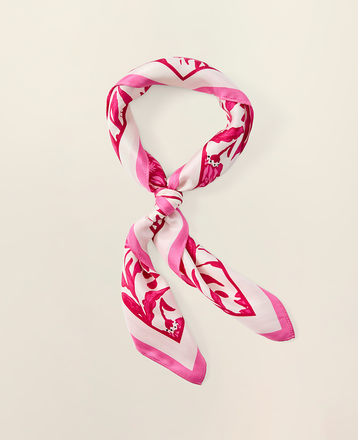 Floral Silk Scarf