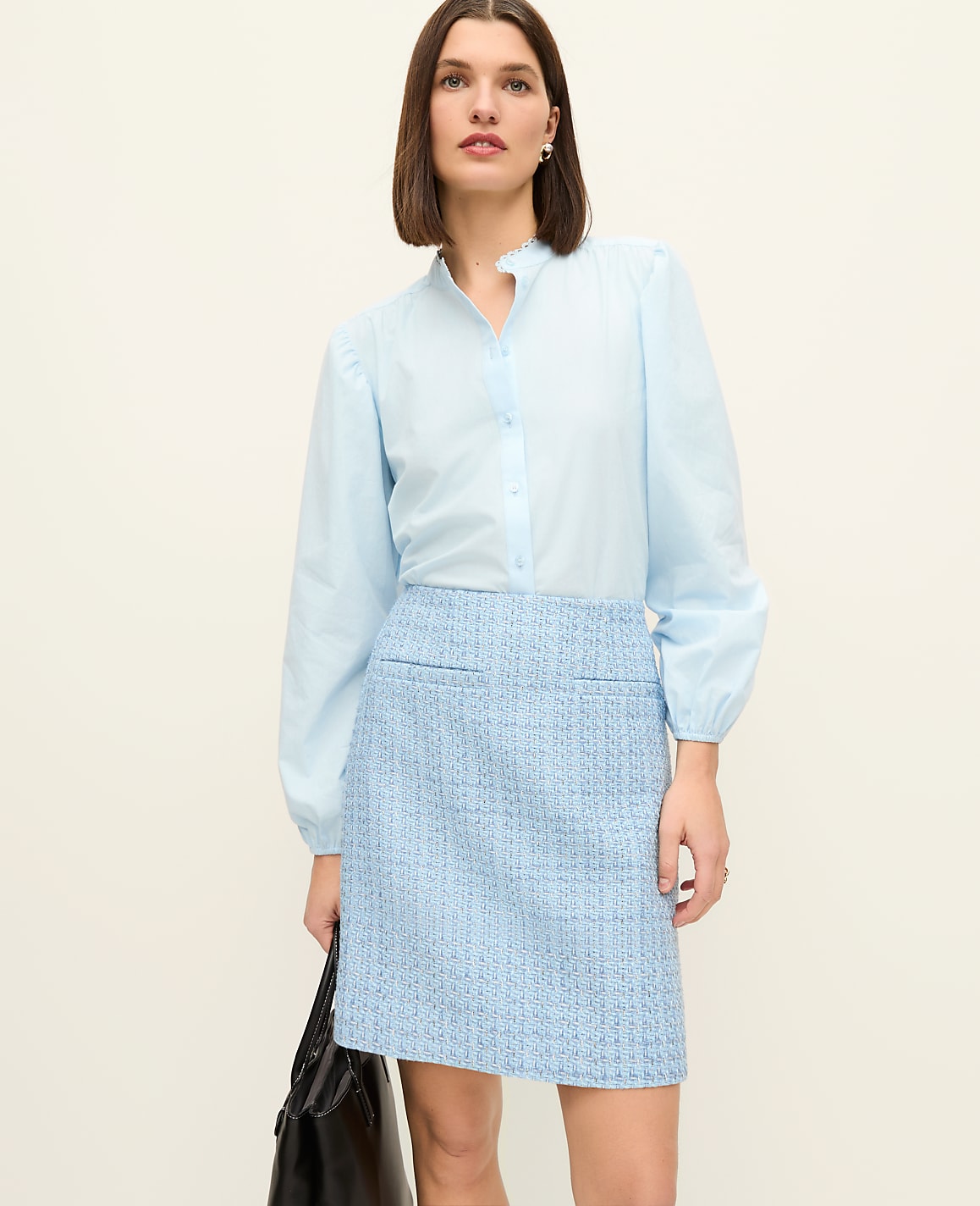 Tweed A-Line Skirt