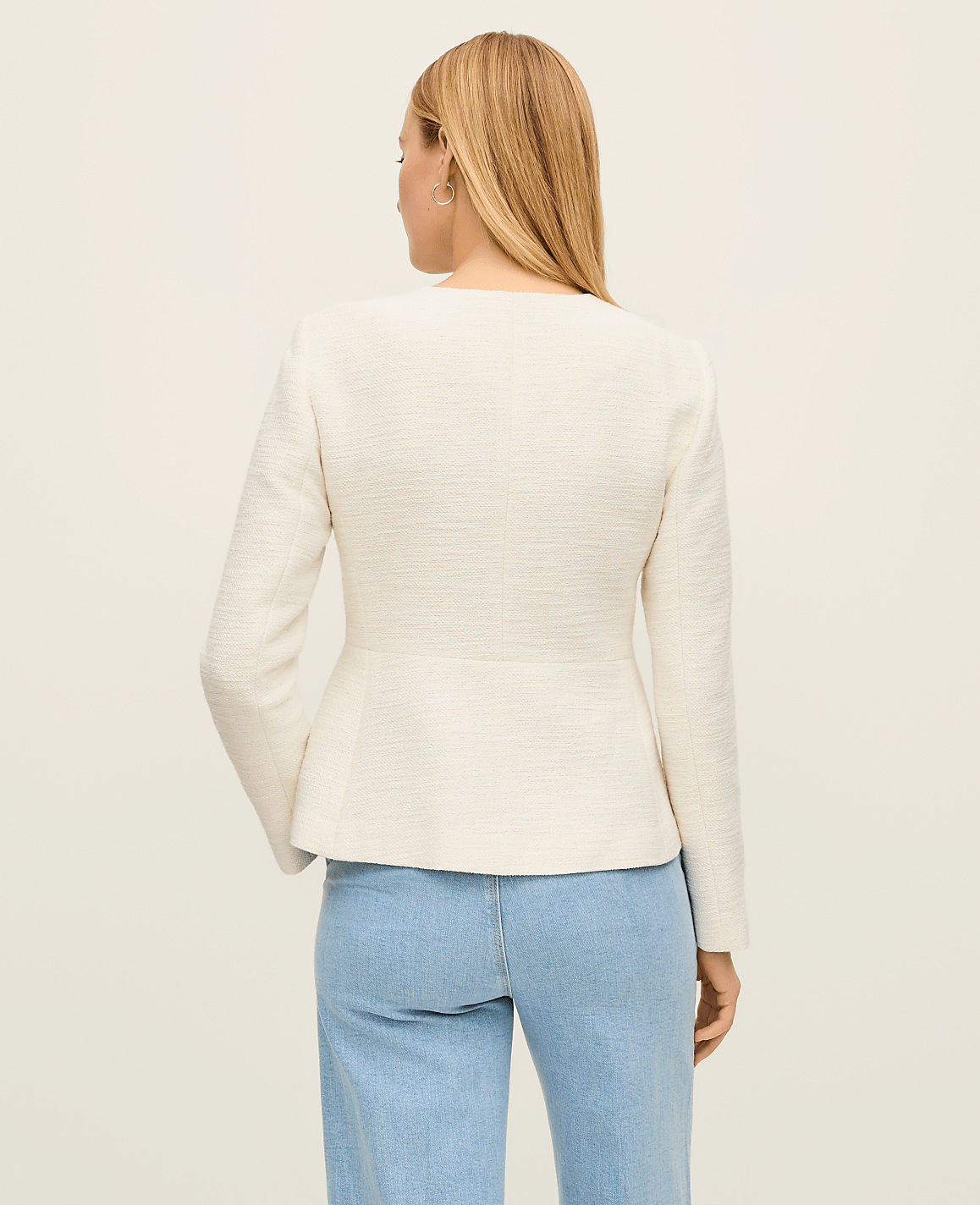 Tweed Peplum Jacket