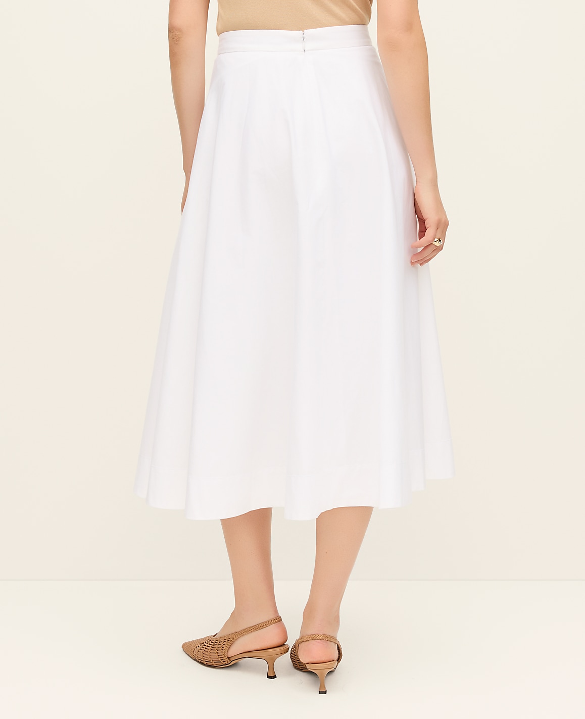 Petite Full Midi Skirt