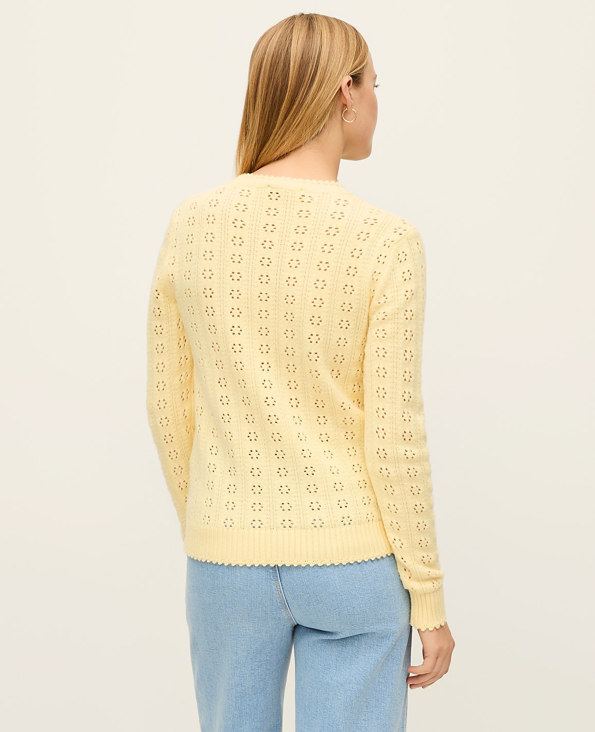 Petite Cozy Pointelle Sweater