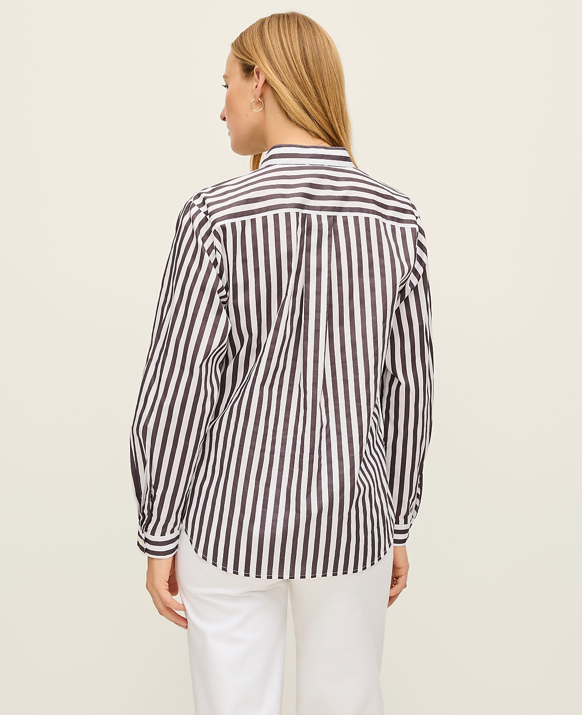 Striped Oversized Pocket Shirt