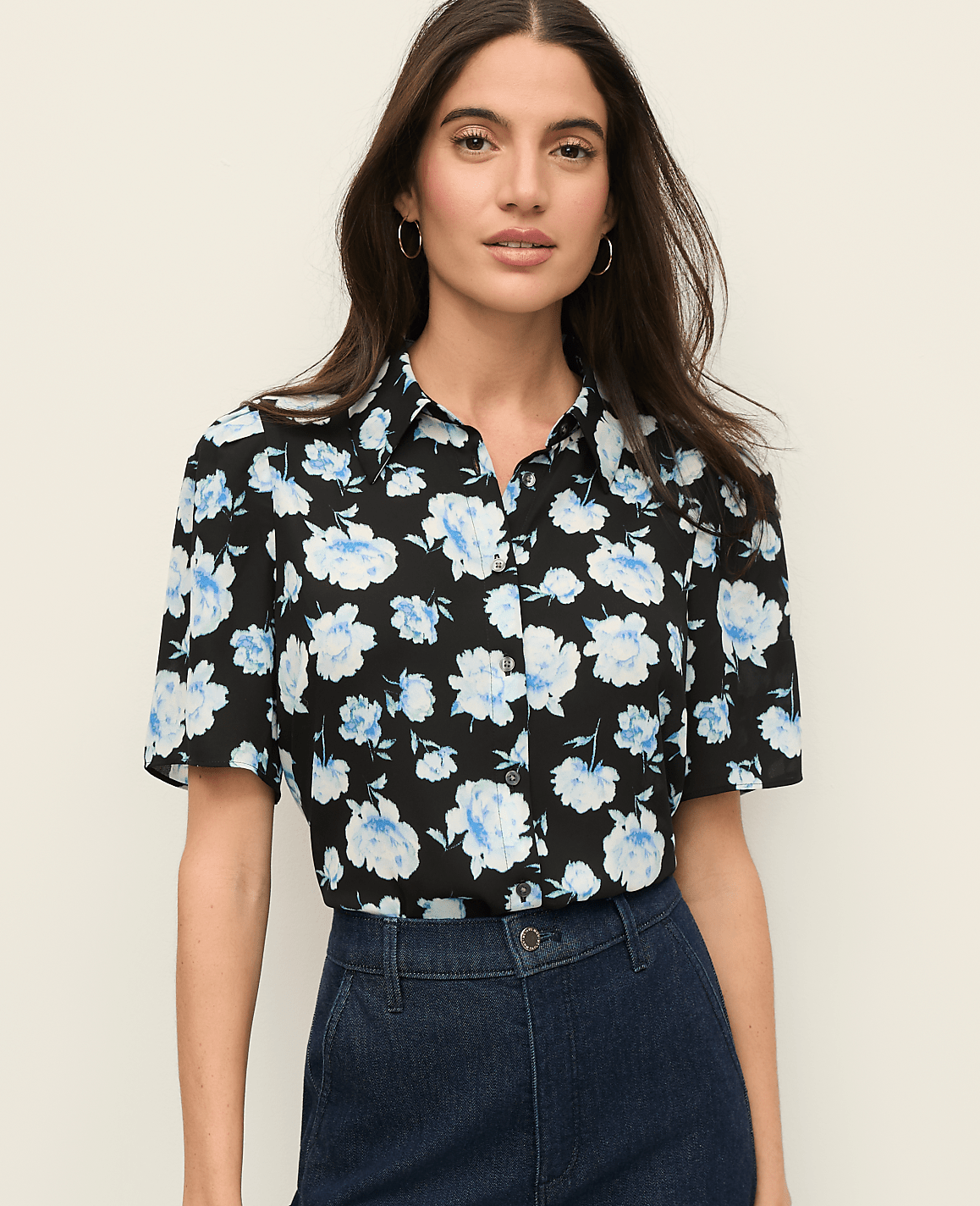 Floral Button Down Shirt