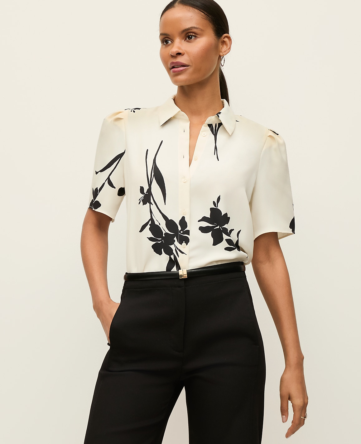 Floral Button Down Shirt