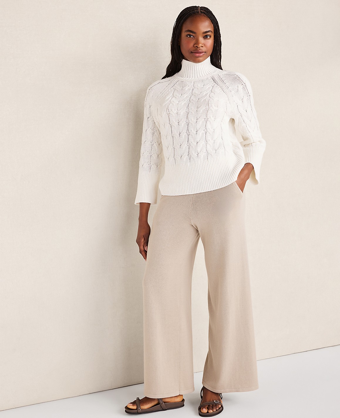 Haven Well Within Organic Cotton Mock Neck Sweater