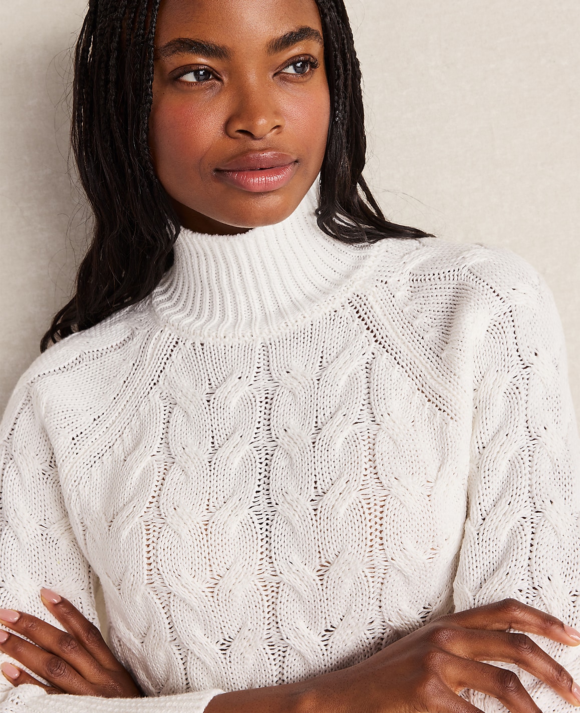 Haven Well Within Organic Cotton Mock Neck Sweater