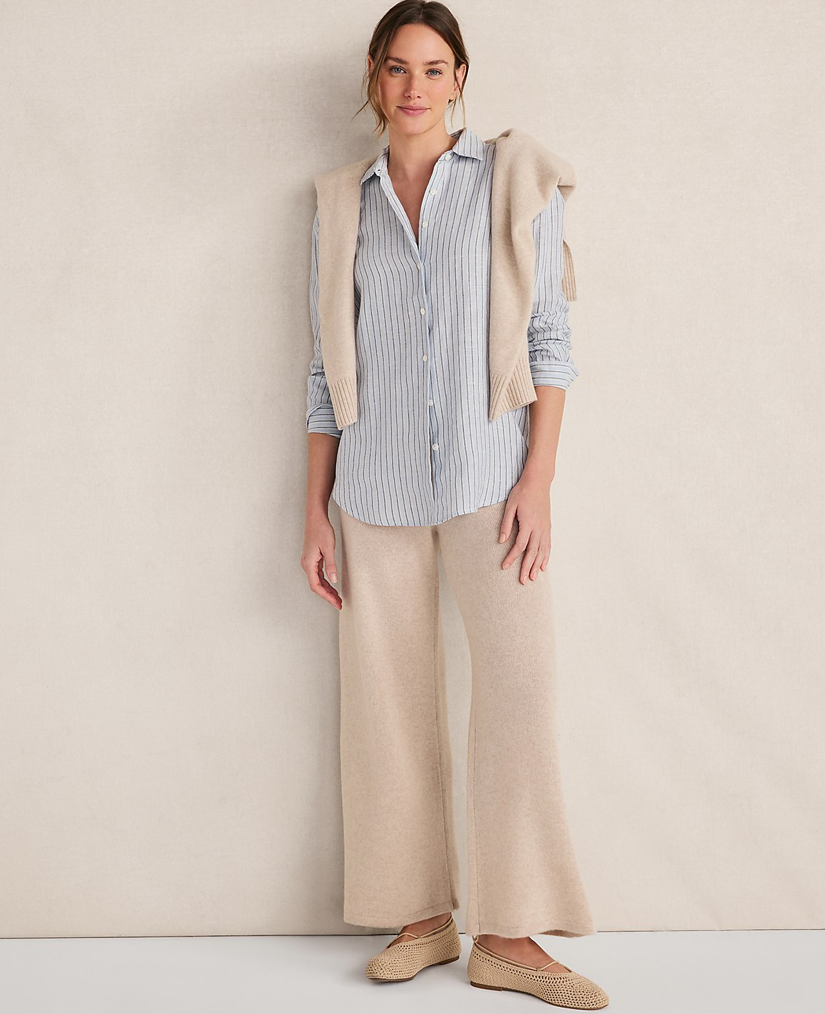 Haven Well Within The Daily Shirt in Linen Stripe