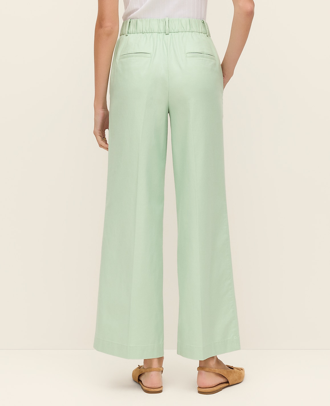 The Relaxed Wide-Leg Ankle Pant