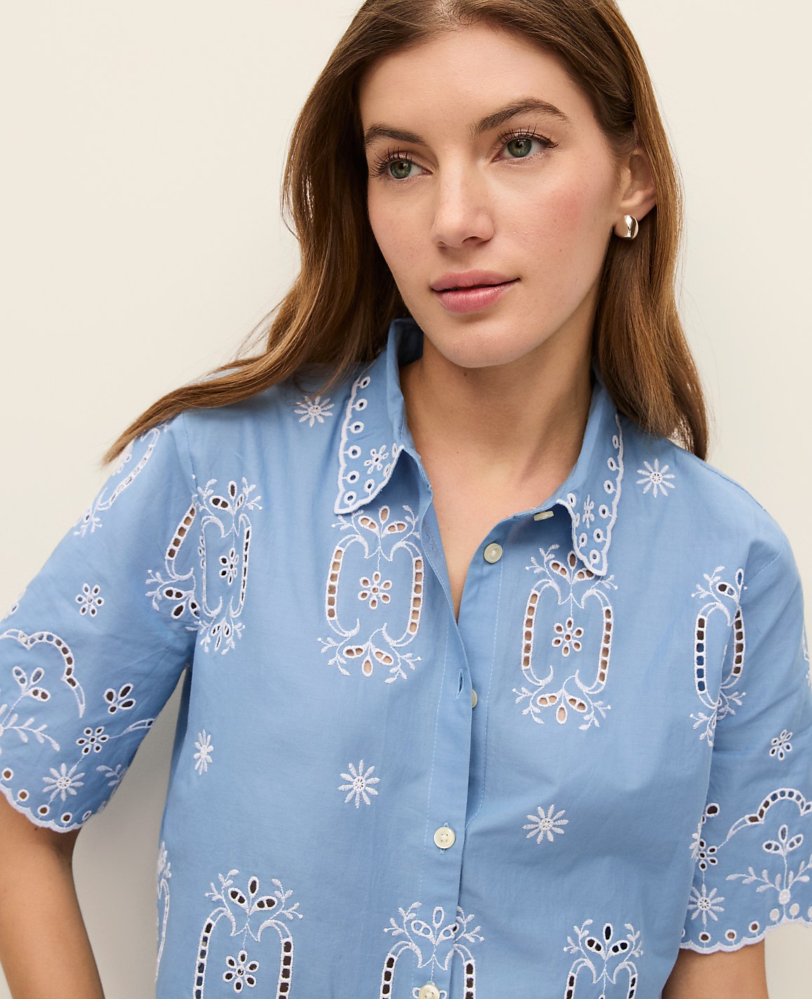 Weekend Eyelet Blouse