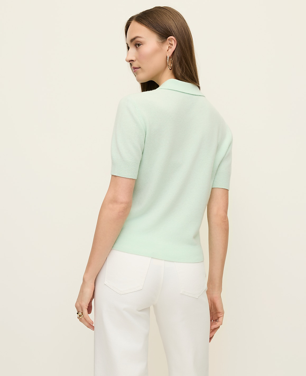 Cashmere Polo Sweater