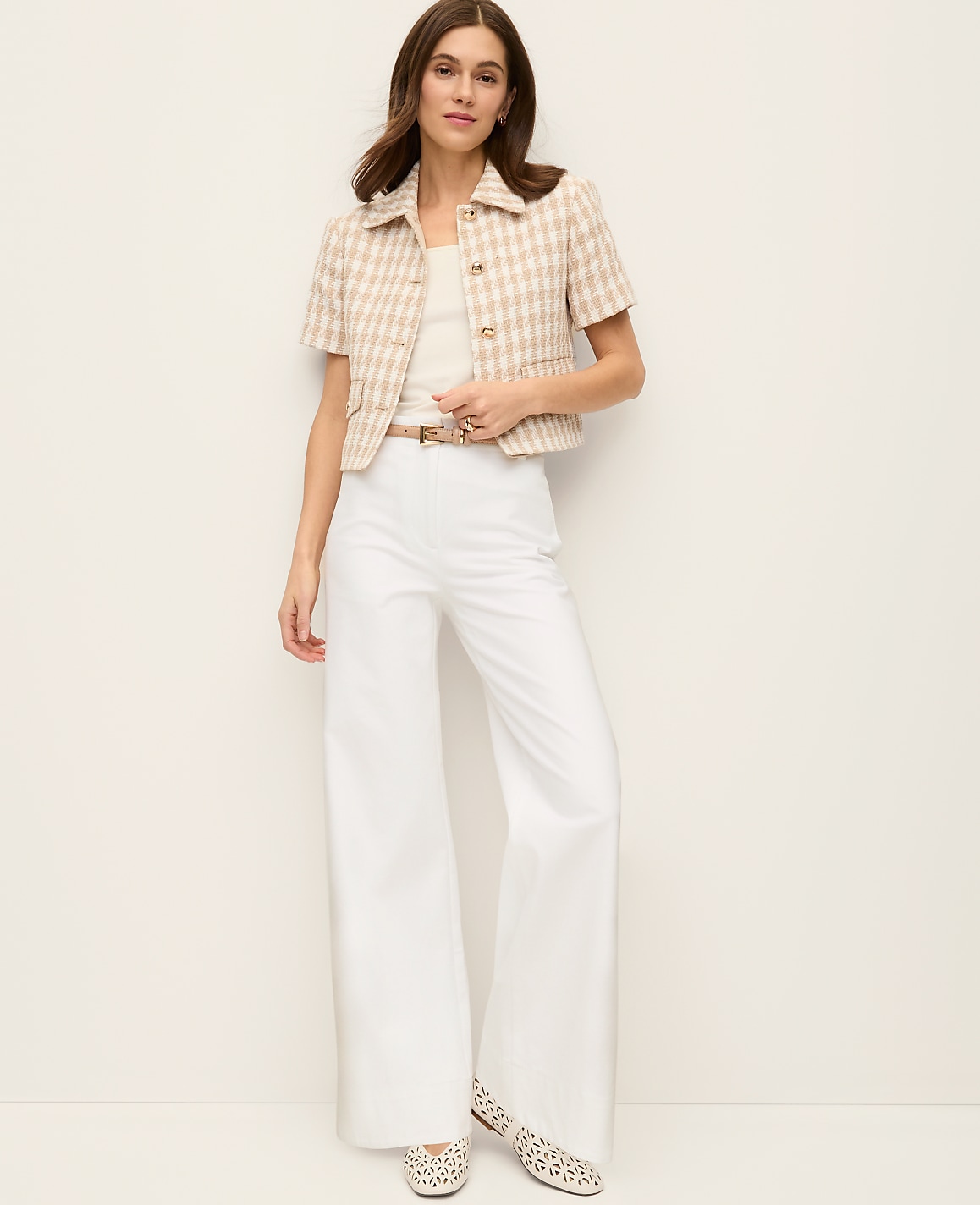Houndstooth Tweed Jacket