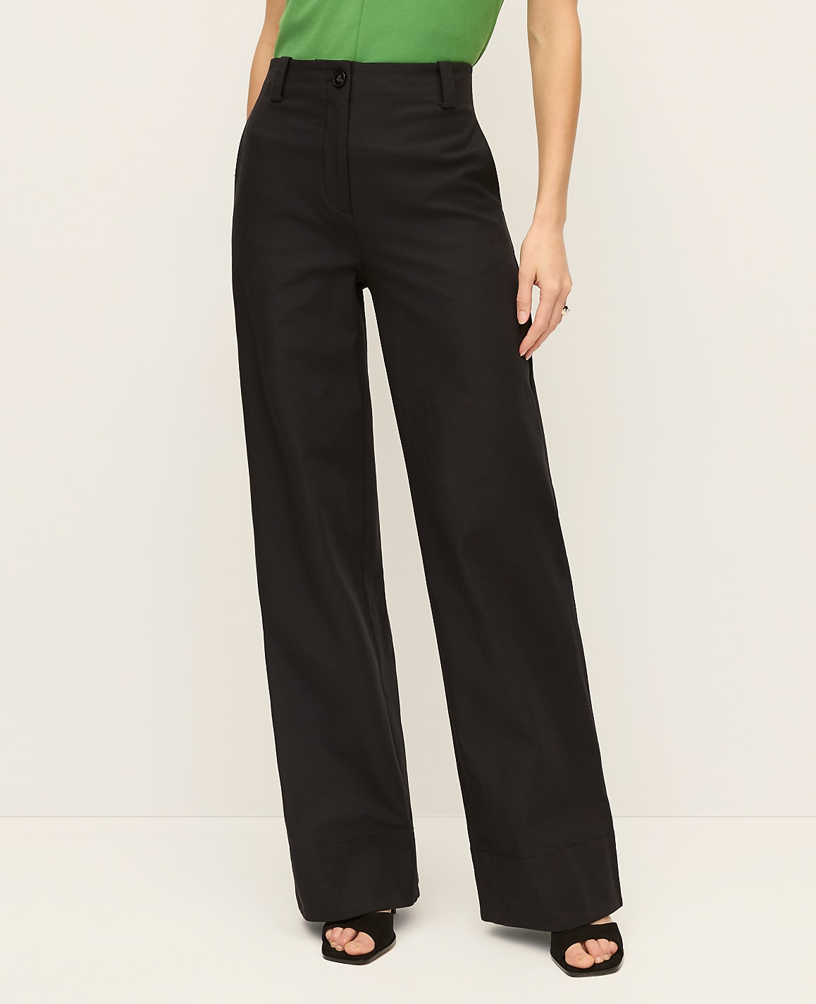 The Modern Wide-Leg Pant in Bi-Stretch