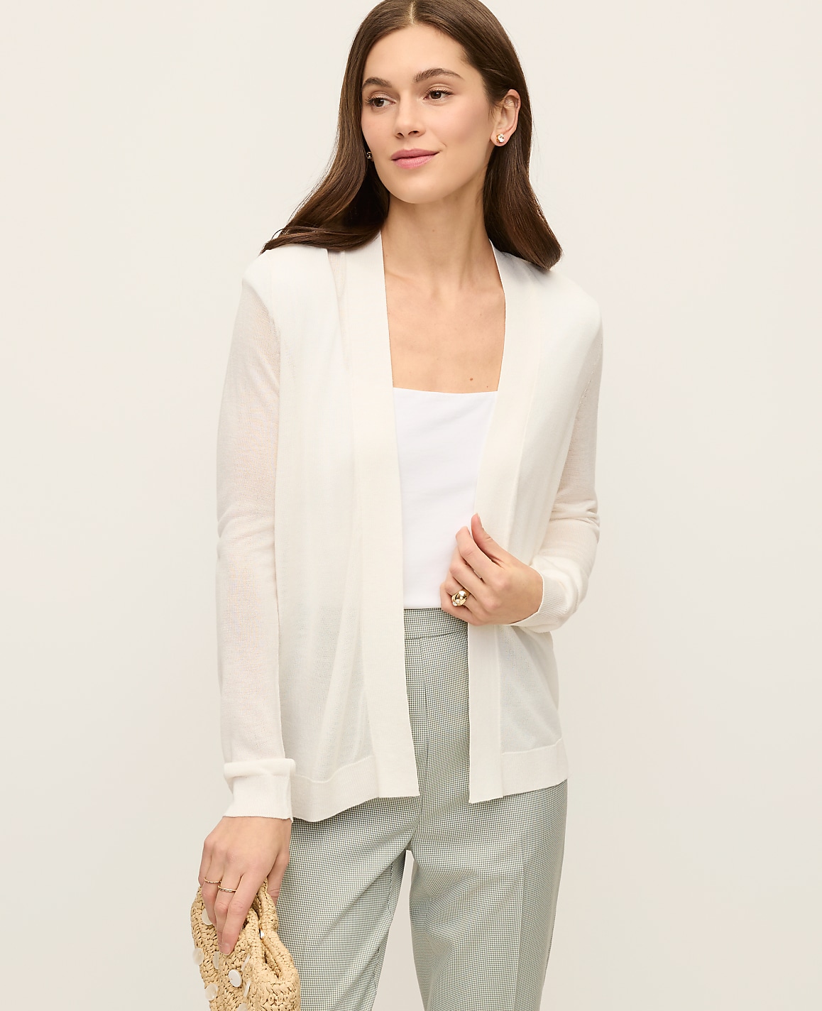Lightweight Open Cardigan