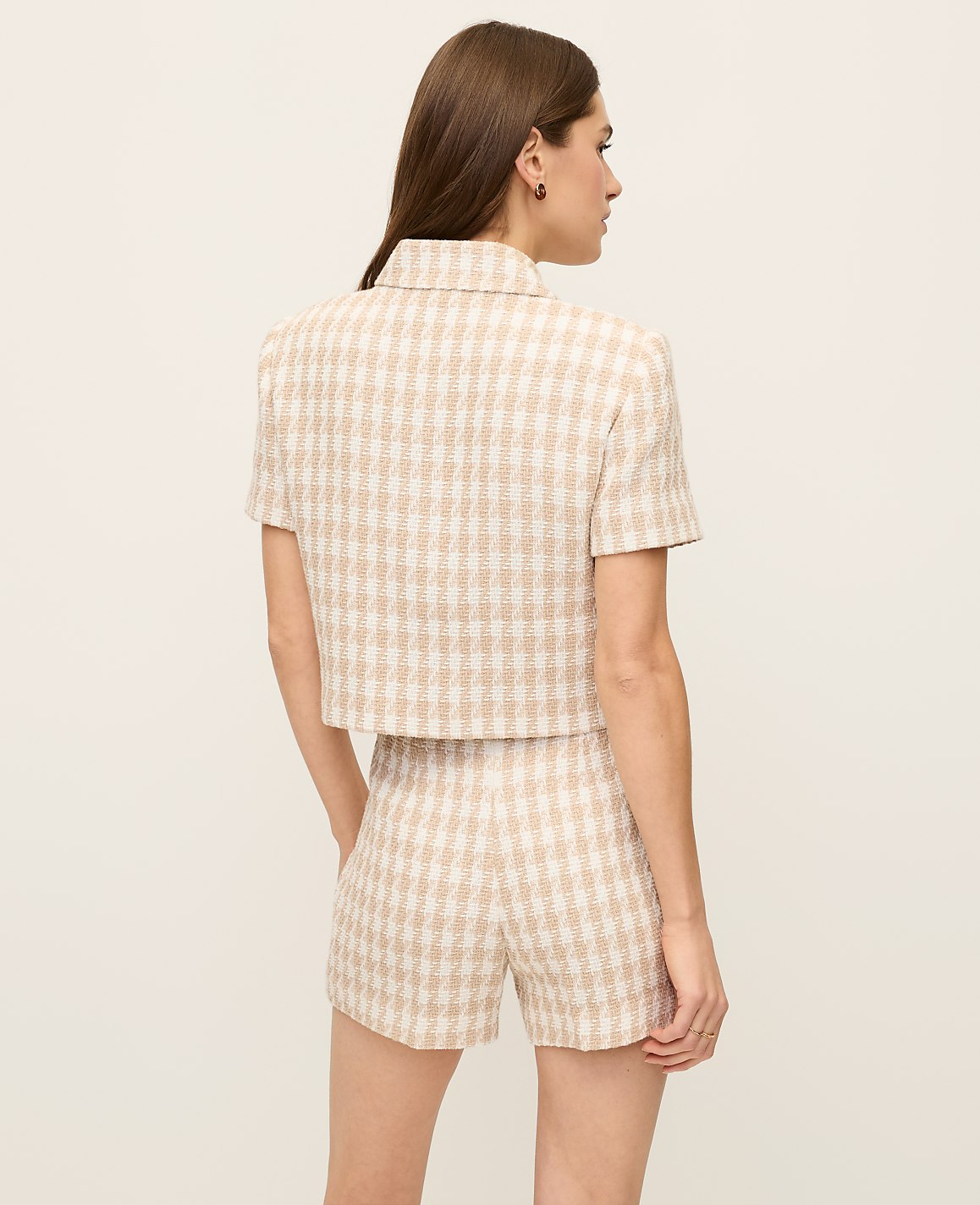 Houndstooth Tweed Jacket