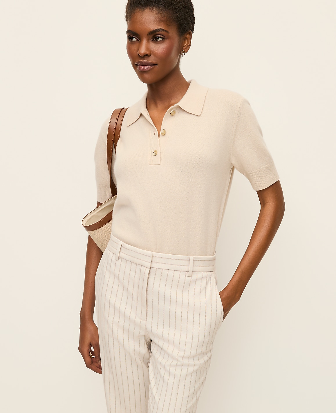 Cashmere Polo Sweater