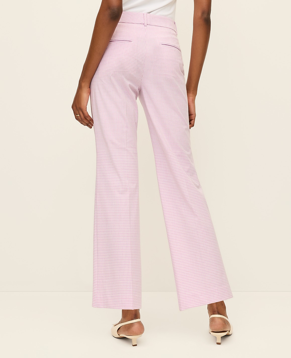 The Jayne Crop Trouser In Gingham