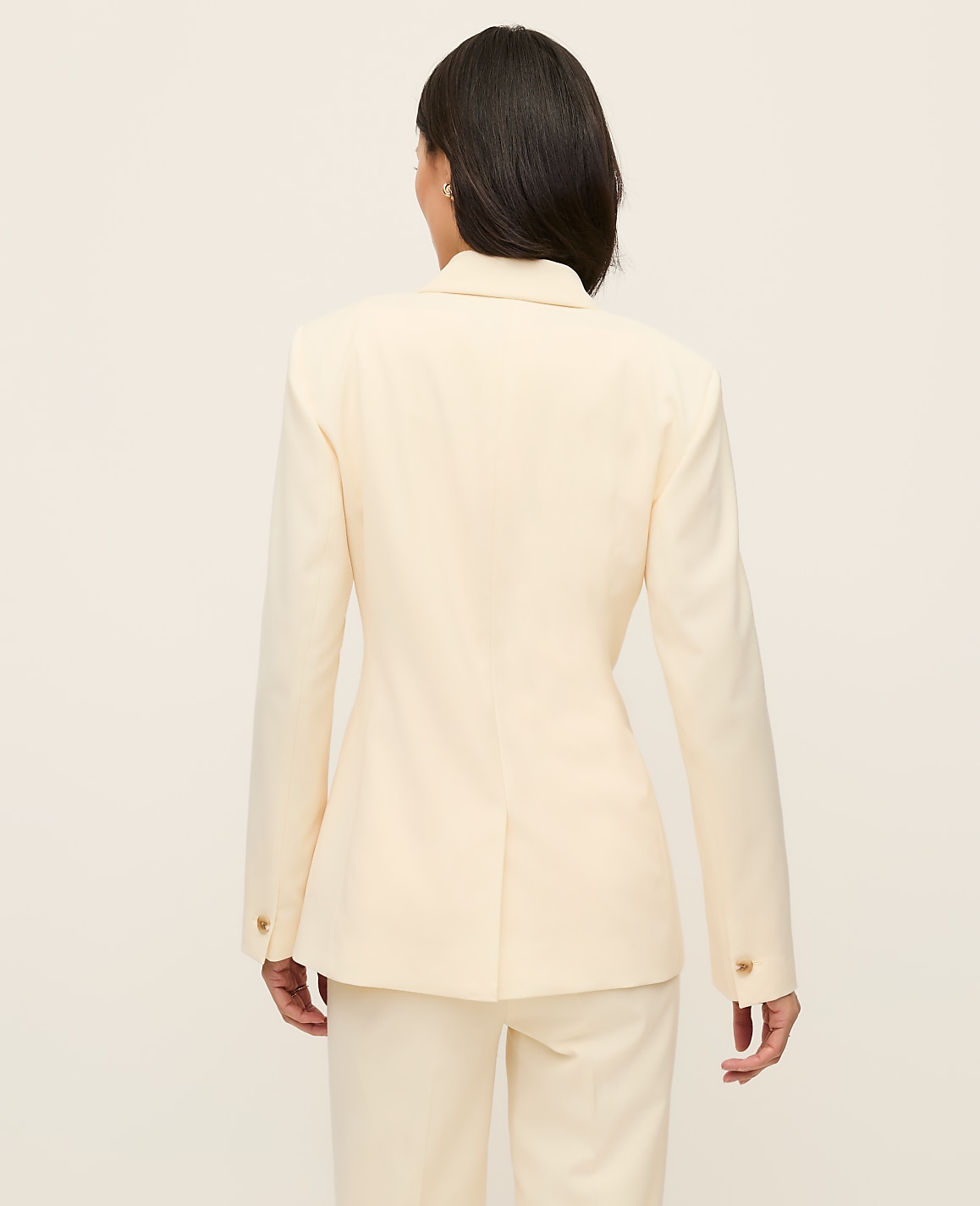 The Petite Fitted Long Blazer