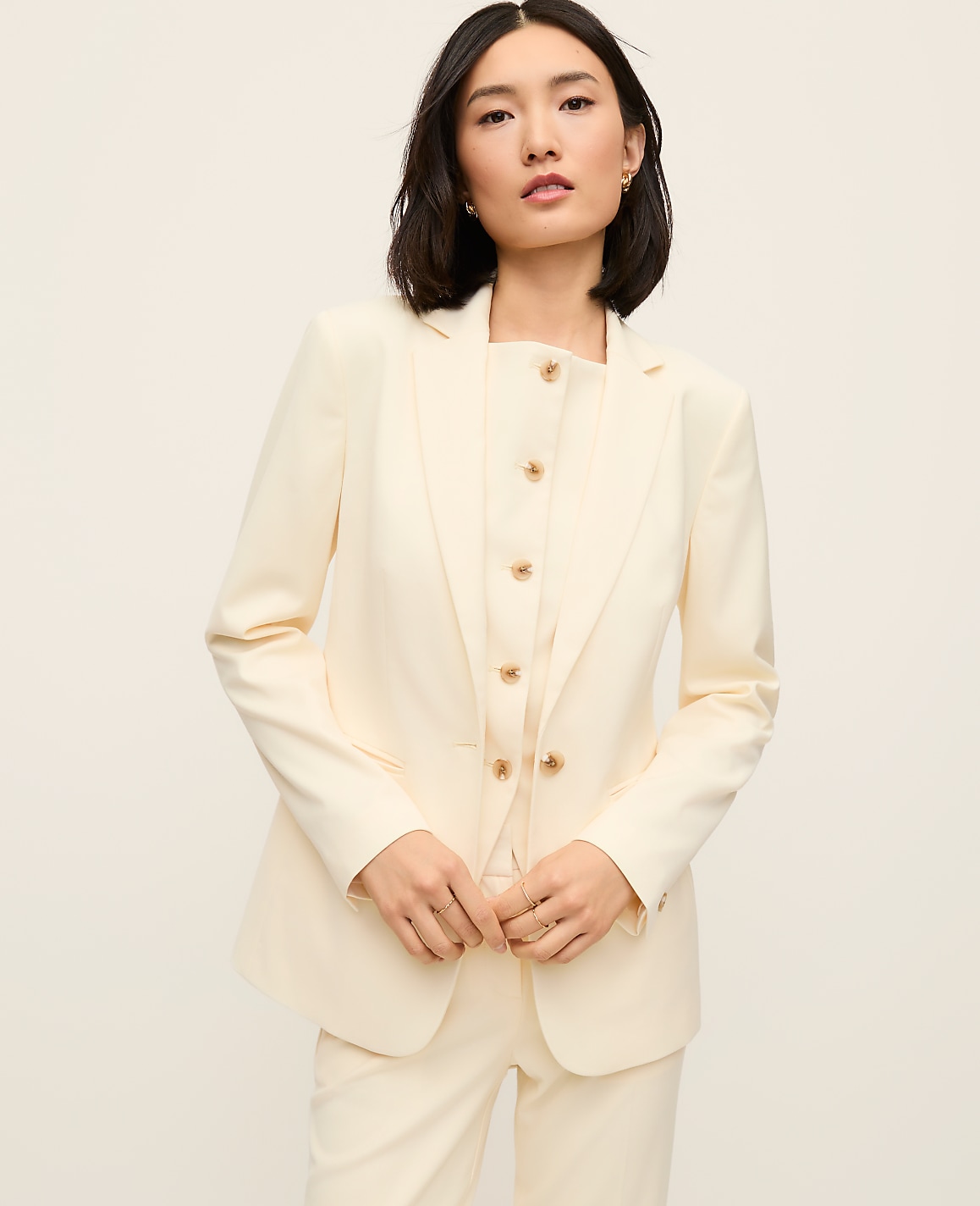 The Fitted Long Blazer
