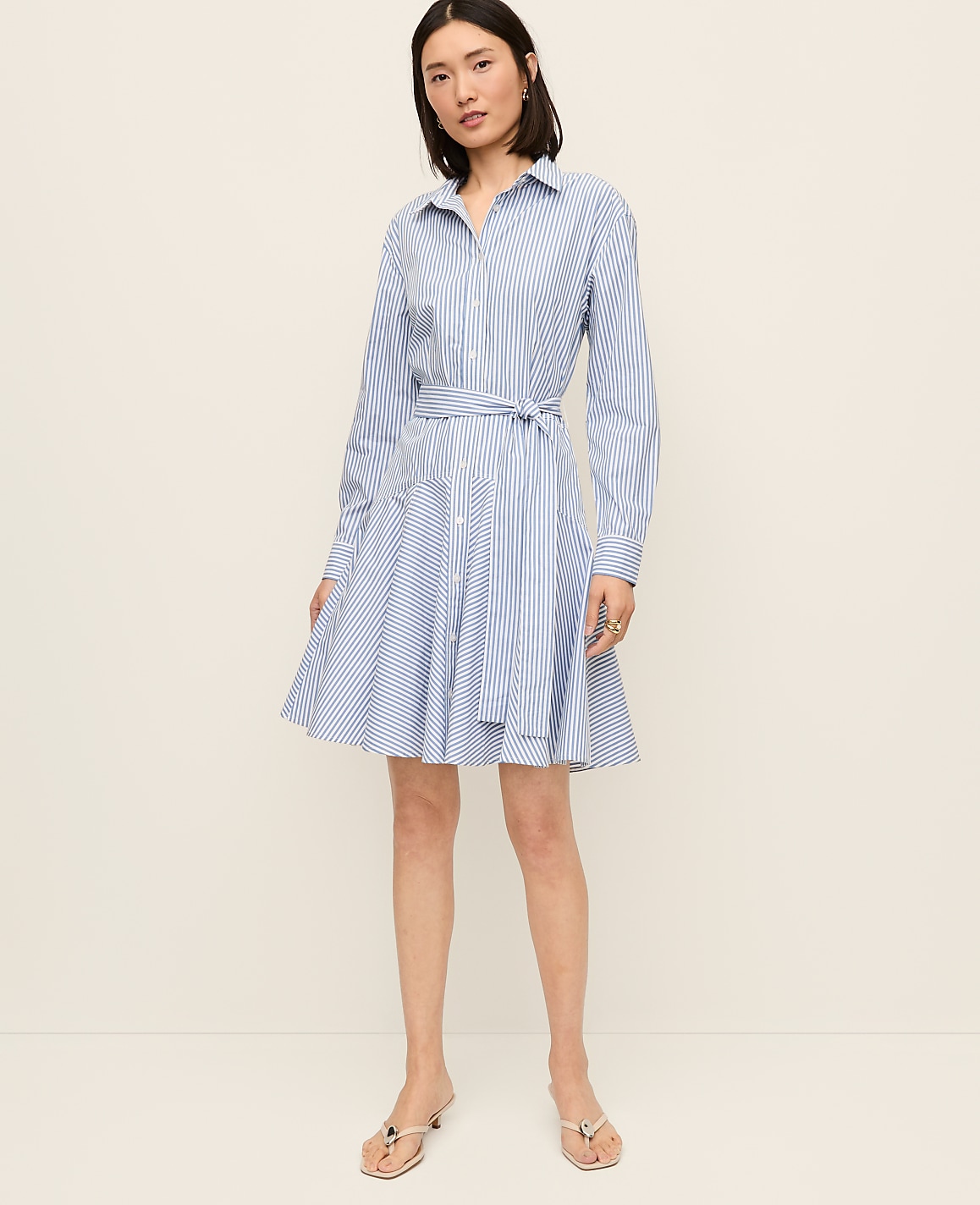 Striped Shirtdress