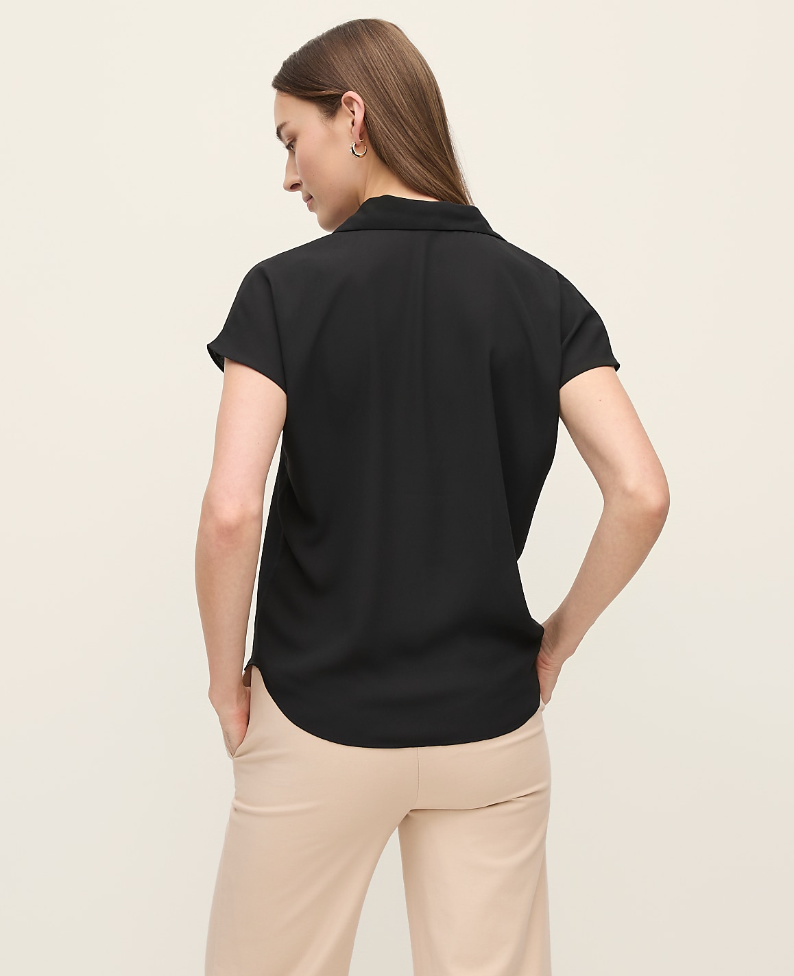 Split Neck Blouse