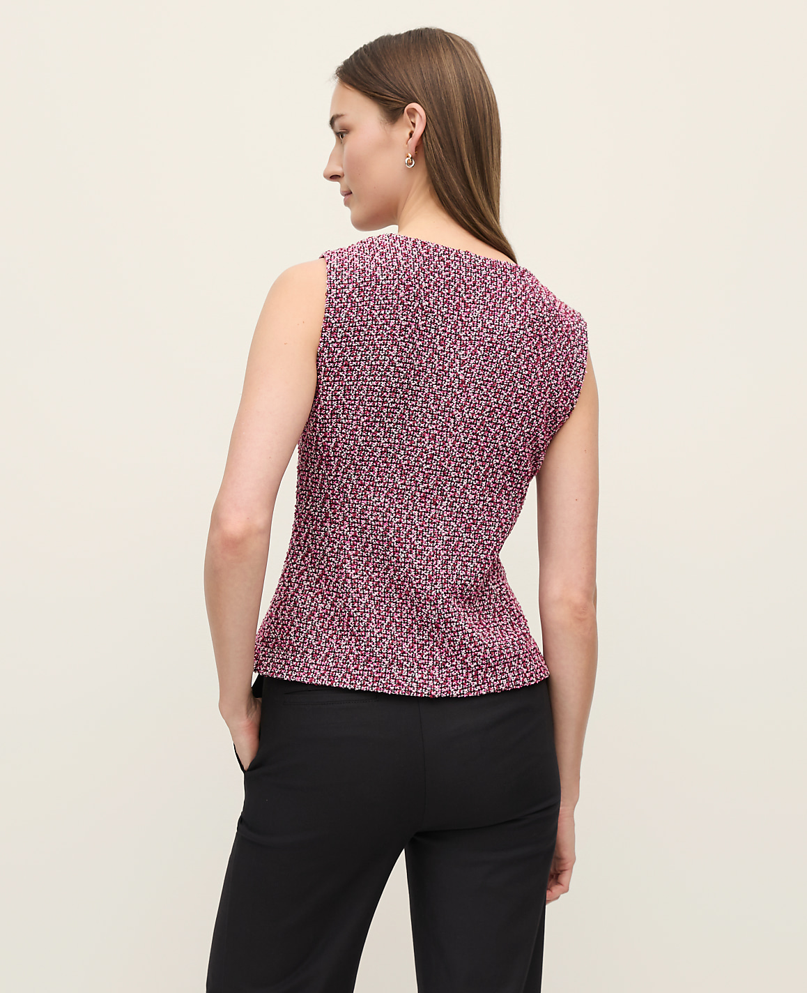 The Cutaway Vest in Tweed