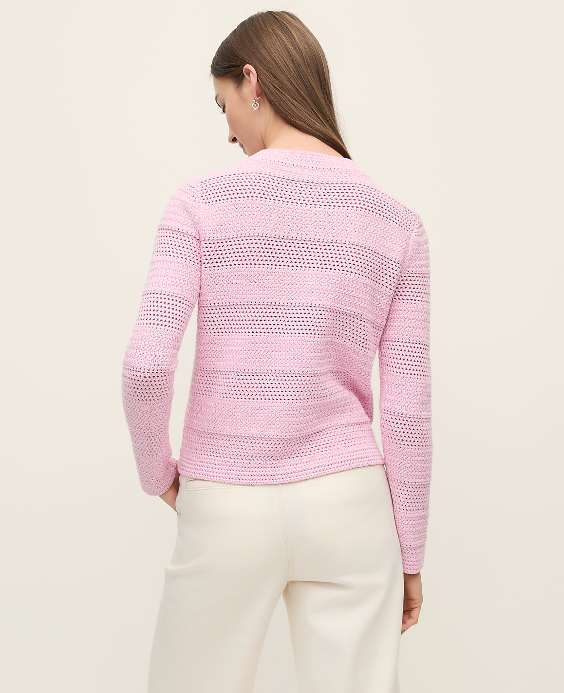 Mixed Stitch Sweater Jacket