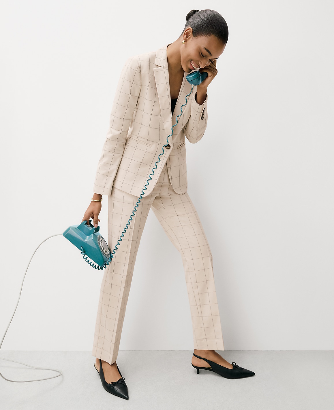 The Eva Ankle Pant in Windowpane