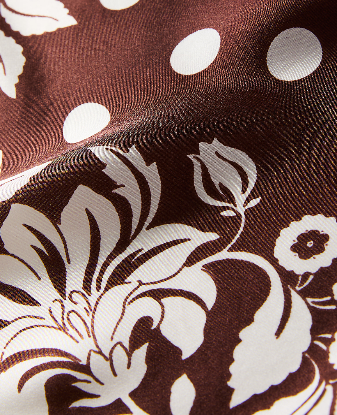 Polka Dot Silk Scarf