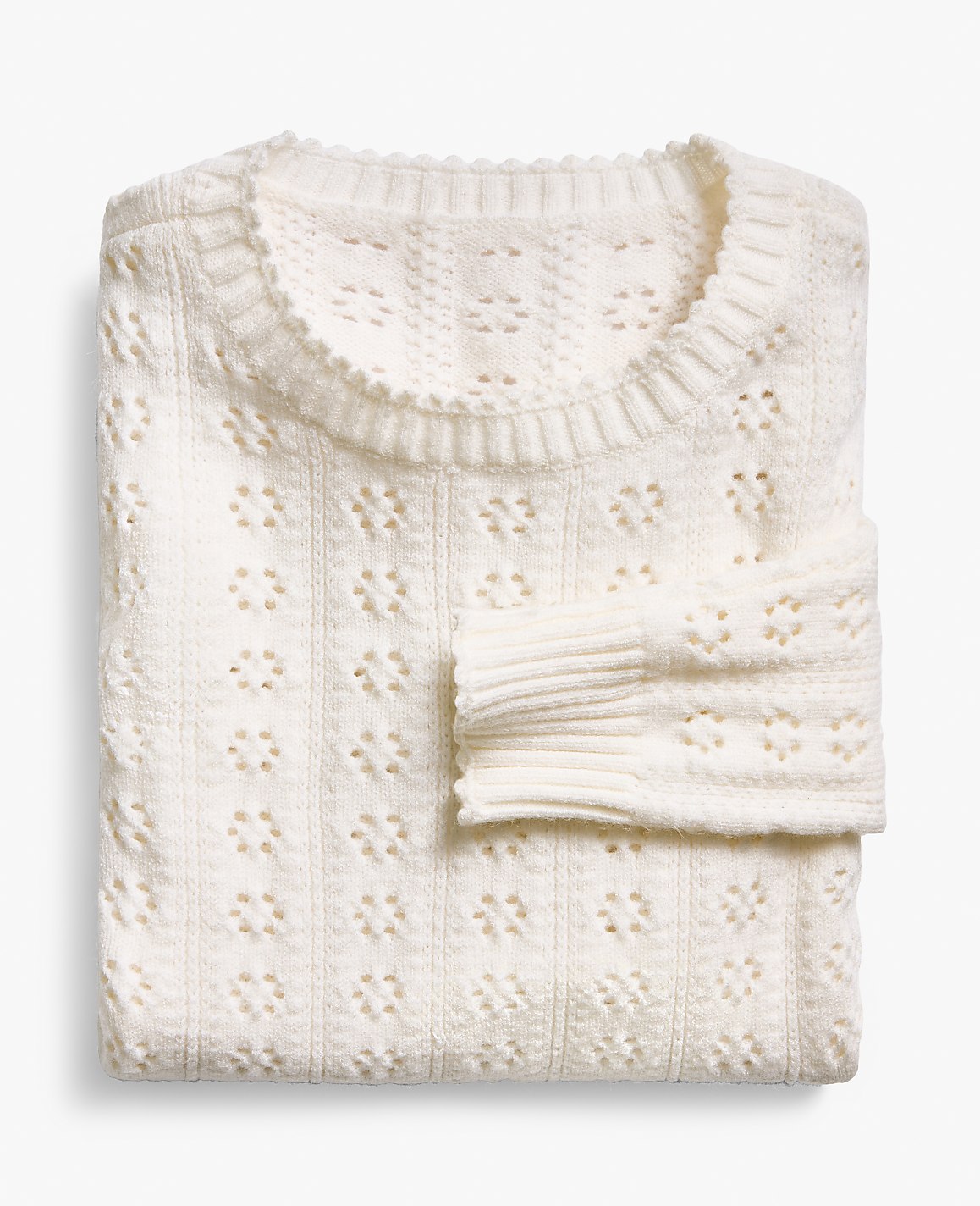 Cozy Pointelle Sweater